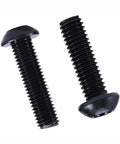 Top Notch Grade 10.9 Socket Bolts, Assorted Button Head Torx Screws With T25 Wrench, Fully Threaded M5 Machine Screws Set, Black Oxide Coated.