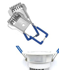 Lawsen Spring Clips Recessed Lighting 40Pcs Spring Clip Cold-Rolled Steel holding LED downlight in place securely.