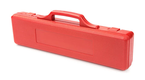 Red carrying case for 3/4 Inch Drive Deep 6-Point Impact Socket Set With Case, 8-Piece (27-38 Mm) For Heavy-Duty Wrenching