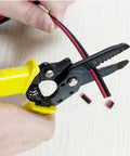 All Purpose Wire Stripper And Cutter Multi Function Hand Tool For 20 to 30 AWG Solid And Stranded Wire, 6.5 Inch used to cut wire