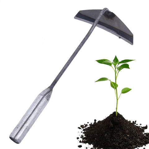 Manual Garden Sickle Weeding Tool Built For Tough Weeds And Grass Cut A Real Workhorse For Harvesting Shown With Young Plant