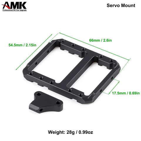 Dope Carbon Fiber 1 By 10 RC Crawler Chassis Kit For SCX10 I II And Element Enduro 313mm Wheelbase servo mount dimensions