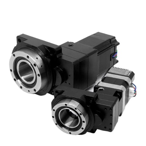 57x76mm Hollow Rotary Actuator With RS485 Pulse Drive, Beefy 14.5 Nm Output Torque, 1 Arcmin Backlash, Nema23 Hollow Rotary Stage
