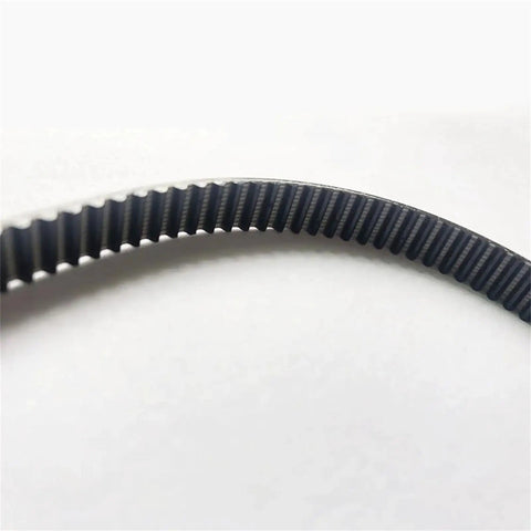 Close-up of Durable 175 Teeth 525mm Bread Machine Transmission Belt For Bread Makers Part showing teeth and material texture.