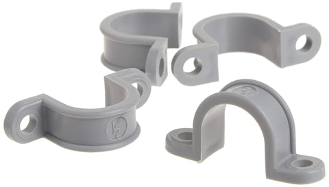 Half Inch Conduit Clamp Kit For Plastic Electrical Conduit Schedule 40 PVC And Copper Tubing Heavy Duty Polyethylene UV Resistant