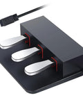 Three Pedal Keyboard Foot Pedal Unit For Digital Pianos With Soft Sostenuto And Sustain Pedals Compatible With Yamaha P223 And P145