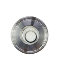 Top view of HEZONGSION 1.5-in tri-clamp mini sight glass, stainless steel SS304 with EPDM seal