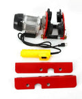 1 Ton Electric Trolley Hoist On I Beam Track For Straight Rail Setups, Built For Real Heavy Lifts, electric trolley parts displayed