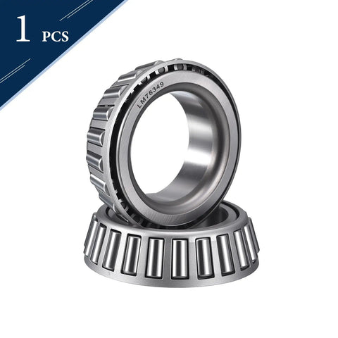 Pre Lubed Tapered Roller Bearing Cone And Cup Set For 1.378 In Bore And 2.4409 In OD Chrome Steel ABEC 3 Ready To Roll