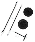 Boat Trailer Dolly Aluminum Alloy For Small Boats Heavy Duty 88 Lb Capacity Trolley With 14.57 Inch PU Wheels parts layout