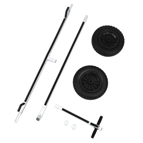 Boat Trailer Dolly Aluminum Alloy For Small Boats Heavy Duty 88 Lb Capacity Trolley With 14.57 Inch PU Wheels parts layout