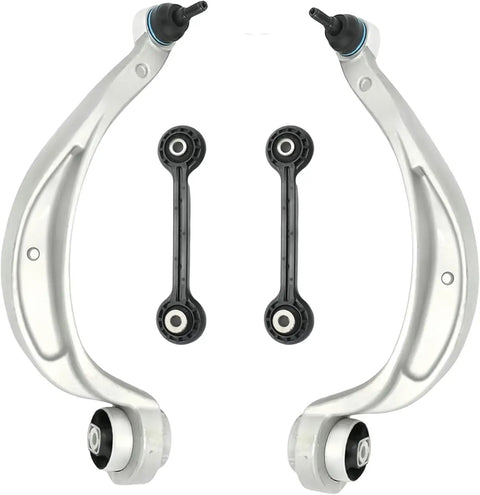 Audi Front Lower And Upper Control Arm Suspension Kit 10 Piece Replacement Parts Fits 2012 2018 A4 A4 Quattro A5 A5 Quattro RS5 Q5 S4 S5 A6