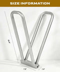 2 In 1 Hand Seamer And Roofing Tool For Standing Seam Metal Panels showing size dimensions