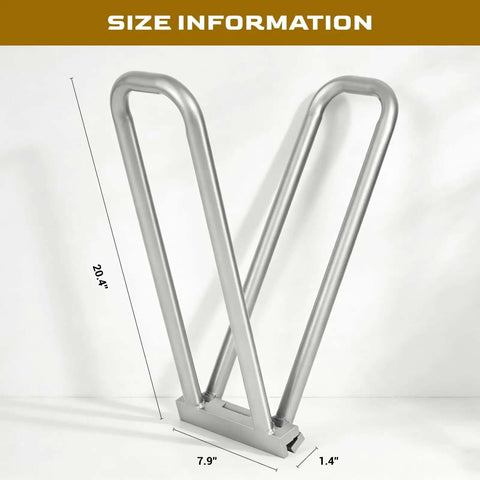 2 In 1 Hand Seamer And Roofing Tool For Standing Seam Metal Panels showing size dimensions