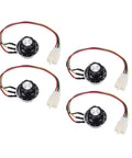 Electric Bike Speed Control Knob With 390mm Wire Three Settings For Electric Scooters Trikes ATVs UTVs And Karts, pack of four