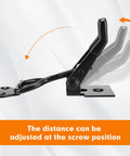 Six Pack Adjustable Toggle Latch Clamps Beefy Heavy Duty 330 Lb Capacity With Adjustable Holding Pressure shown side view