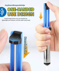 Person using Desoldering Vacuum Pump Solder Sucker Kit 3 Pack With One Handed Operation for easy solder removal.