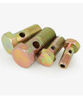 Hex Hollow Screws For Hydraulic Pressure And Oil Passage Applications With Single Or Double Hole Heavy Duty Options