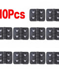 Set Of Plastic Butt Hinges For Cabinets And Home Furniture, Lightweight Flat Hinge, Easy Install, durable DIY hardware, 10 pieces