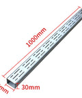 Heavy Duty Trench Drainage System Kit For Courtyard, Lawn Path, Driveway And Outdoor Pathways Stainless Steel Drain Grate shown in size dimensions