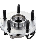 Factory Style Front Wheel Bearing Hub Assembly With ABS Sensor Plug For Dodge Ram 1500 4x4 2002-2005 Replacement On Driver Or Passenger Side Bare Steel