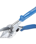 Adjustable Angle Miter Shear With SK5 Cutting Head Delivers Sharp Clean 45 To 135 Degree Cuts Large 1.97 Inch Opening Blue Hand Tool