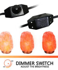 Dimmer switch and Himalayan Salt Lamp Cord Set With Dimmer Switch And A 6 Foot Cord, Easy Plug In Setup, Salt Rock Lamps