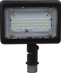 Front view of 16 Pack Tough As Nails Led Small Flood Light Pumping Out Bold 5000K Daylight With A Sleek Bronze Housing.