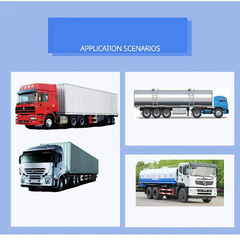 Application scenarios of non contact vehicle fuel level sensor for fuel management with trucks and tankers.