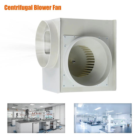 Rock Solid Centrifugal Blower With Kickin 2300 Cubic Meter Hour Airflow 300 Watt Motor And 3 Speed Adjustable Ventilation Fan for lab smoke and fume extraction.