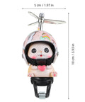 Totally Cool Cat Bike Helmet Decor for Bikes and Cars Made of Lightweight Resin With Propeller Helmet and Mountable Cat Figurine