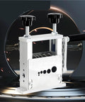 Heavy Duty Wire Stripper Machine Auto Manual Crank Copper Recycling Adjustable Cable Peelers with black knobs and steel body.
