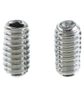 10 Pack 1/4-20 By 1/2 Inch 304 Stainless Steel Allen Head Drive Cup Point Screws End Grub Headless Bolts side view