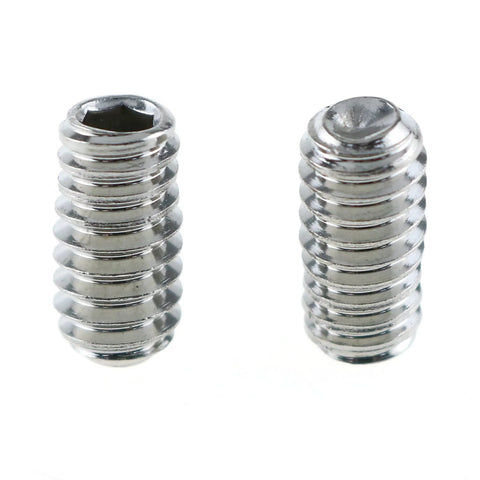10 Pack 1/4-20 By 1/2 Inch 304 Stainless Steel Allen Head Drive Cup Point Screws End Grub Headless Bolts side view