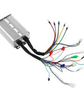 Rugged Rock Solid 1500W Brushless Motor Controller For 48V Or 60V E Bikes And Electric Trikes with aluminum housing and wiring.