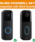 Must Have Two Pack Security Key For Doorbell Mount And Battery Replacement, compatible with Blink Doorbell