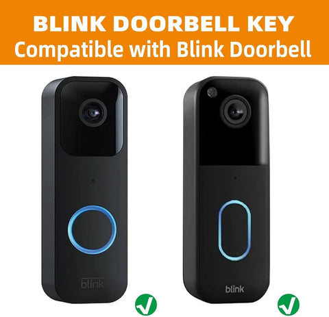 Must Have Two Pack Security Key For Doorbell Mount And Battery Replacement, compatible with Blink Doorbell