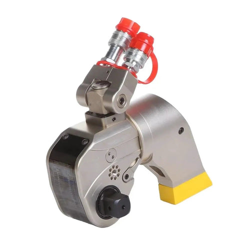 Rock Solid Pro Grade Hydraulic Torque Wrench Built Like A Beast With Anti Corrosion Alloy Square Drive, close-up view.