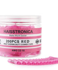 200PCS jar of Red Heat Shrink Butt Connectors 22 To 16 AWG Heavy Duty Marine Grade Tinned Copper Crimp Terminals Waterproof Wire Connectors
