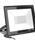 JUDYSSY 200W Led Flood Light, Ip66 Waterproof Security Lights, super bright 100W model with adjustable bracket.