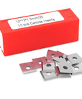 High Performance 12x12x1.5mm Carbide Insert With Four Cutting Edges And 35 Degree Cutting Angle Straight Hole Pack Of 10 For CNC Milling And Metalworking Tungsten Carbide Tough As Nails Long Lasting package and inserts