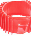 Set of five red silicone gauge protector sleeves for acetylene/oxygen gauges