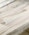 580mm Wind Turbine Blade Accessory Kit FRP White High Strength Carbon Fiber Nylon Lightweight Replacement For Wind Power Efficient Airflow Management And Plug And Play Installation displayed on a marble surface.