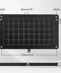 Sweet Precision No Sweat CNC Vacuum Table Workholding Heavy Duty Fixture For 3018 Pro Mini Milling Machine showing dimensions and design features.