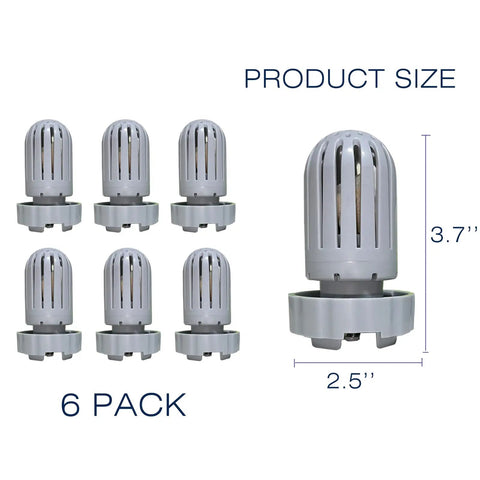 Demineralization Filter Replacement For Air Innovations Humidifiers 6 Pack Silver Easy Install Compatible With MH408 MH505