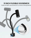 Heavy Duty 1540 Lumen LED Magnetic Work Light With Flexible Gooseneck And Strong Magnetic Base Waterproof IP65 Aluminum Housing