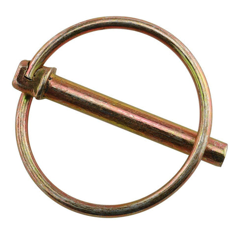 Single pin from Heavy Duty Linch Pin Set Four Pack 45mm Shaft Locking Pins Fasteners Kit For Farm Tractors Trailers Trucks Mowers