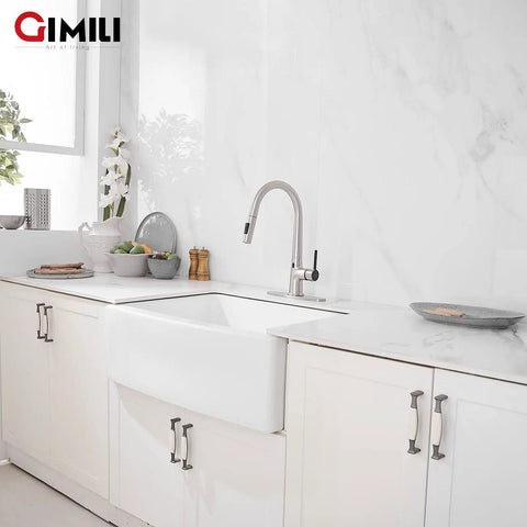 Touchless Kitchen Faucet With Pull Down Sprayer, High Arc Single Handle Motion Sensor Hands Free Sink Faucet In Brushed Nickel Finish
