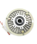 Top view of Hollow Shaft Magnetic Powder Brake DC 24V For Tension Control And Unwinding, 100 Nm Torque, 10 Kg Load, 1000 RPM.