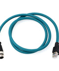 Ethernet M12 D Coded To RJ45 Cable 4 Pin Plug And Play Profinet Network 1 Meter For Keyence SICK Sensors and Scanners